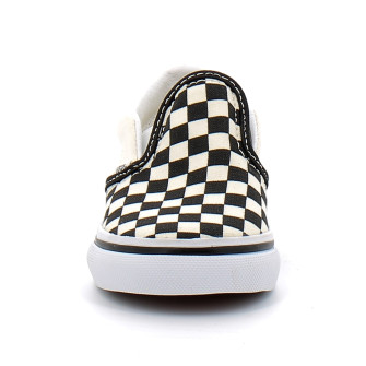 Chaussures basses sans lacets à elastique pour enfant Checkerboard Slip-On black-check vn000ex8bww1