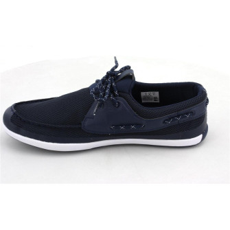 lacoste chaussures bateau l.andsailing à semelles blue white 729spm0004121