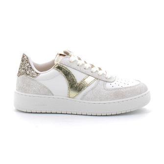 Baskets basses à lacets pour femme 1258233 platino