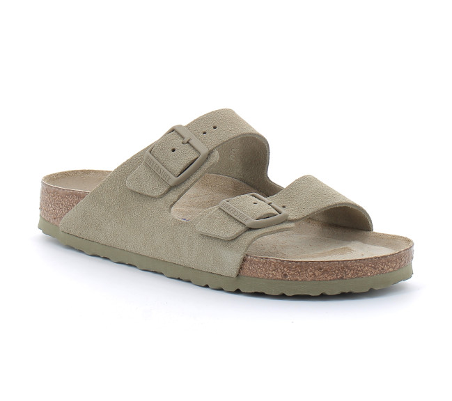 Sandale pour adulte en cuir velours Arizona Sfb faded-kaki 1019088