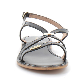 Sandales pour femme en cuir Hamoon noir 330060