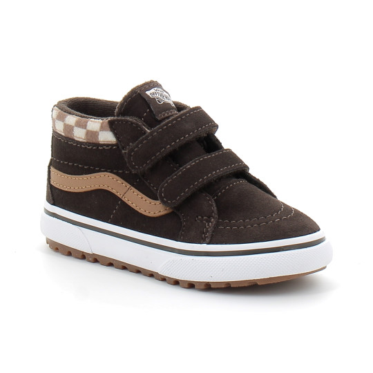 Chaussures à scratch pour enfant Sk8-Mid Reissue brown vn000d11bf21