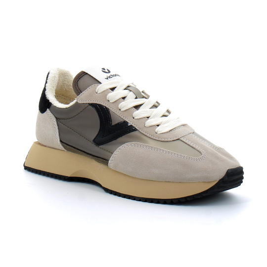 Baskets à lacets pour femme 1134111 beige