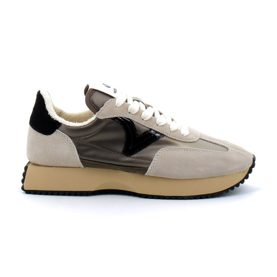 Baskets à lacets pour femme 1134111 beige