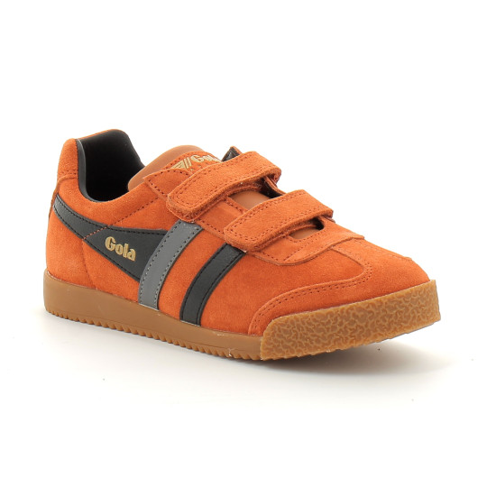 Basket basse à scratch pour enfant HARRIER orange cka192ub