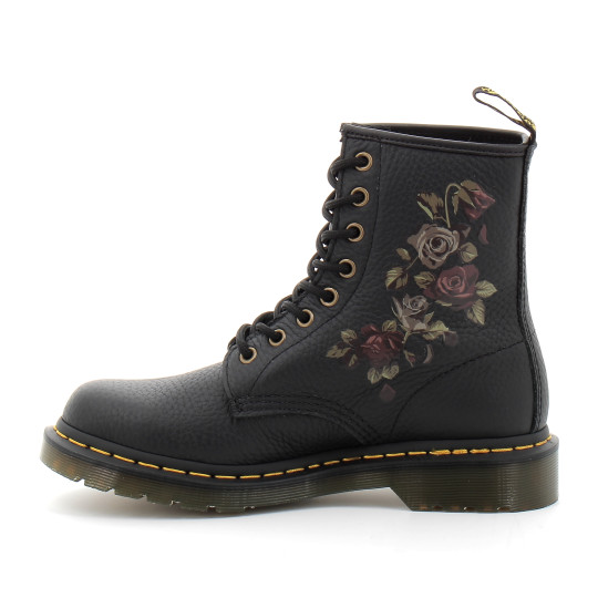 BOOTS 1460 EN CUIR SMOOTH À LACETS noir 32070001