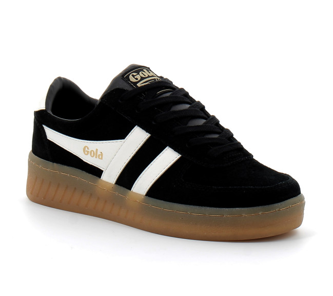 Baskets à lacets pour femmes Grandslam off/black cla589by