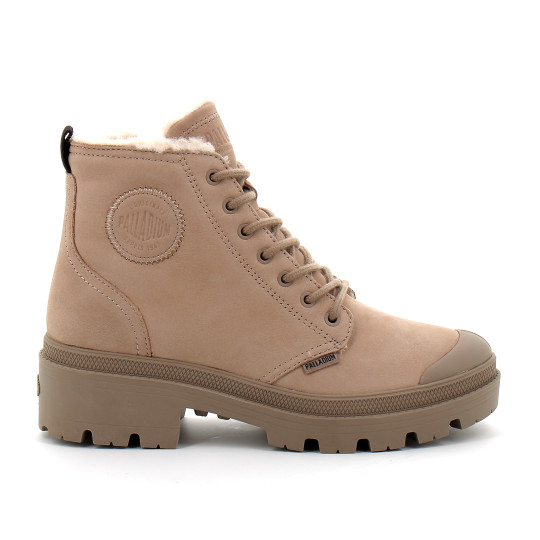 Chaussures montante à fermeture éclair pour femme PALLABASE NUBUCK ZIP WL dune 98867-211