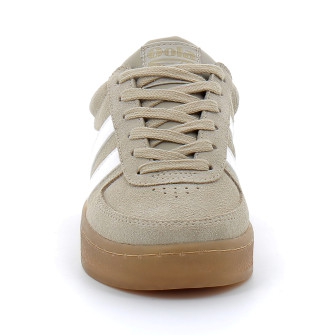 Baskets à lacets pour femmes Grandslam bone cla589cy