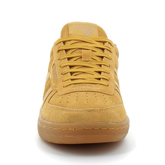 Basket pour femme en suede Hawk mustard clb571yc