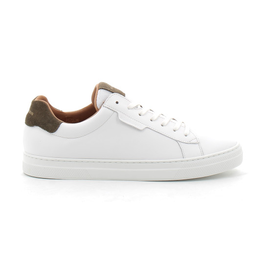 Baskets basses en cuir pour homme Spark Clay white/forest kmnhl7042l