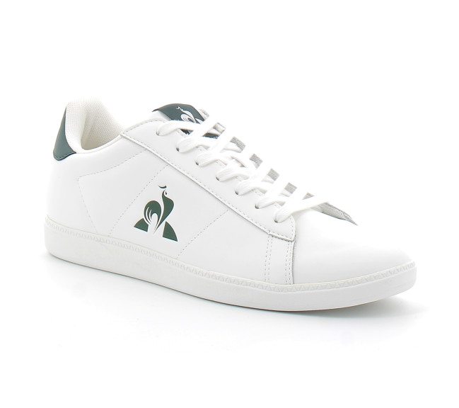 Chaussures En Cuir Blanc Pour Homme COURTSET_2 blanc/vert 2510549