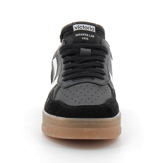 Baskets de sport unisexes avec semelle caramel black negro