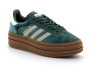 Chaussure Compensée Gazelle Bold green. ig4391