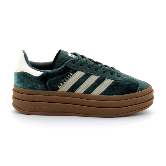 Chaussure Compensée Gazelle Bold green. ig4391