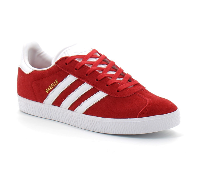 Chaussures de sport gazelle pour enfant rouge if9804