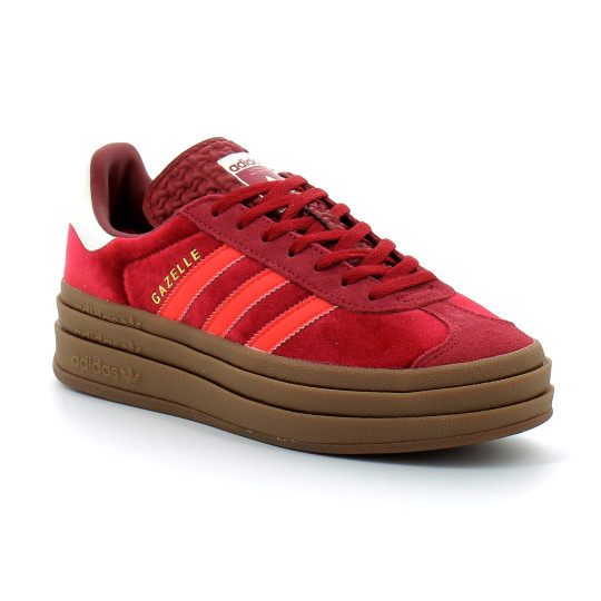 Chaussure Compensée Gazelle Bold rouge fonce ig4388