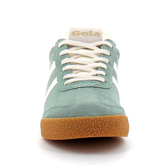 Baskets à lacets pour adulte Elan bleu-blanc clb538ni