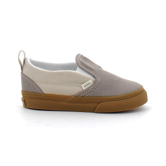 Chaussures basses sans lacets à elastique pour enfant Checkerboard Slip-On gray/gum vn000dojocs1