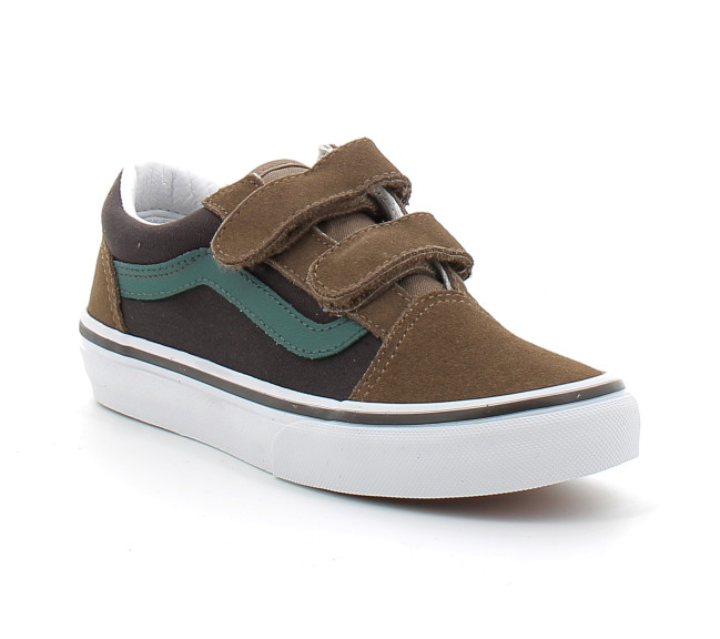 Chaussures à Scratch pour enfant Old Skool brown vn000cyabf01