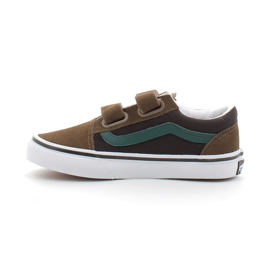 Chaussures à Scratch pour enfant Old Skool brown vn000cyabf01