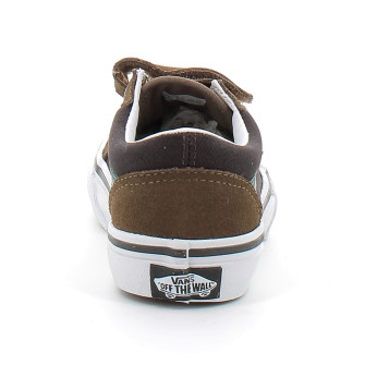 Chaussures à Scratch pour enfant Old Skool brown vn000cyabf01