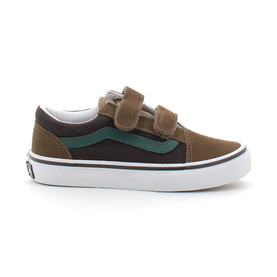 Chaussures à Scratch pour enfant Old Skool brown vn000cyabf01