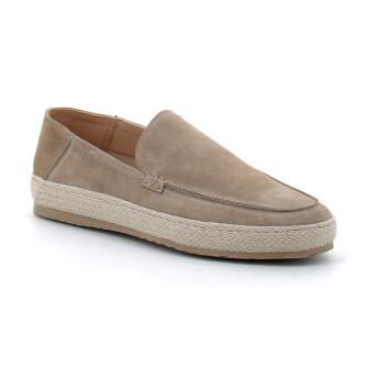 Mocassins en raphia et cuir...