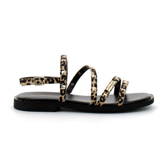 Sandales femme à imprimé léopard leopard c330842