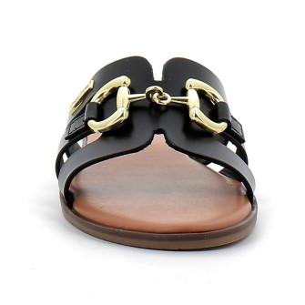 Mules femme Hamia noir c330590