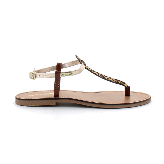 Sandales pour femme à entre-doigts Harvil leopard 330809