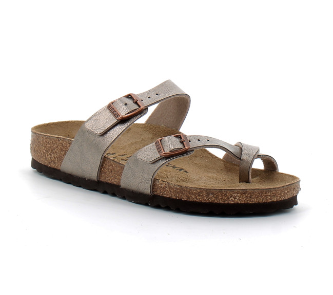 Sandale à entre-doigts pour adulte mayari graceful-taupe 1016409