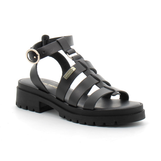 Sandales femme noir 330207