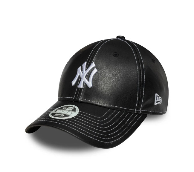 Casquette Femme 9FORTY Adjustable New York Yankees MLB Topstitch PU noir osfm Casquette Femme 9FORTY Adjustable New York Yankees MLB Topstitch PU noir osfm