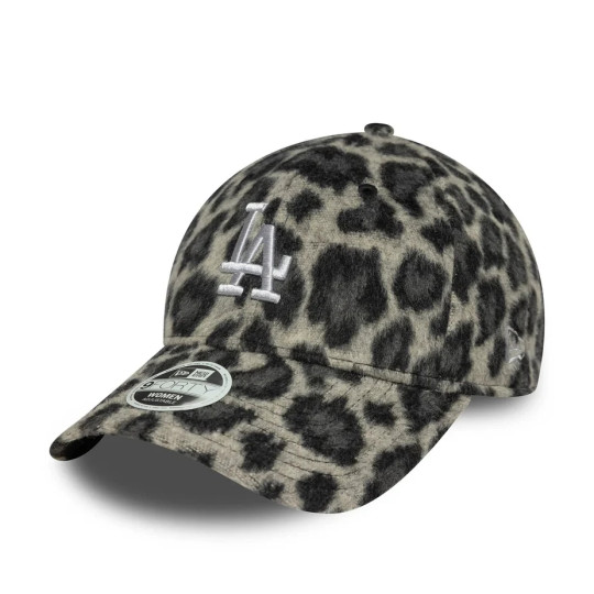 Casquette adulte impression Léopard Grise gris-black osfm