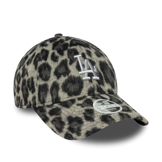 Casquette adulte impression Léopard Grise gris-black osfm