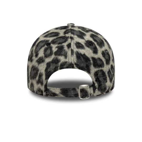 Casquette adulte impression Léopard Grise gris-black osfm