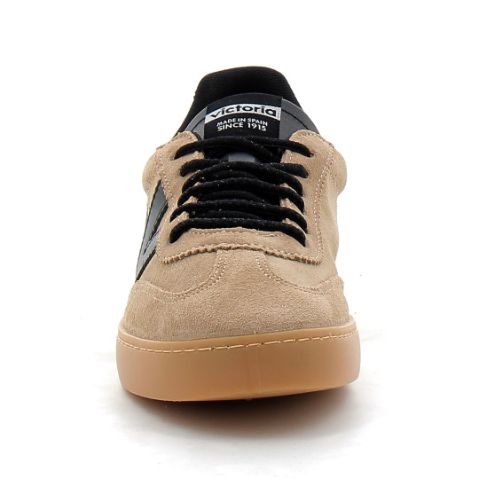 Baskets unisexes avec semelle caramel beige