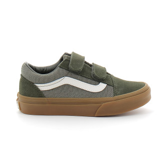 Chaussures à Scratch pour enfant Old Skool green. vn000cyagrn1