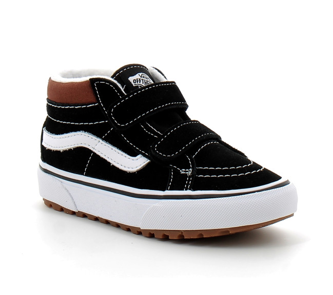Chaussures à Scratch pour enfant Sk8-Mid Reissue tortoise vn000d109as1