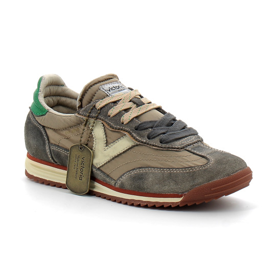 Sneakers unisexes avec semelle crantée taupe