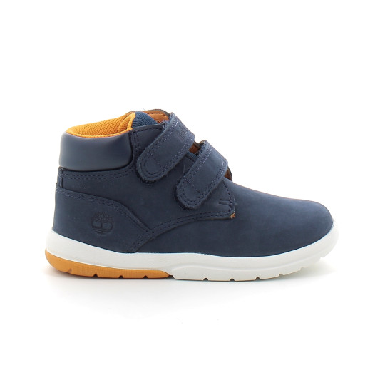 Bottine mi-haute à scratch pour enfant Toddle Tracks navy tboa2k280191