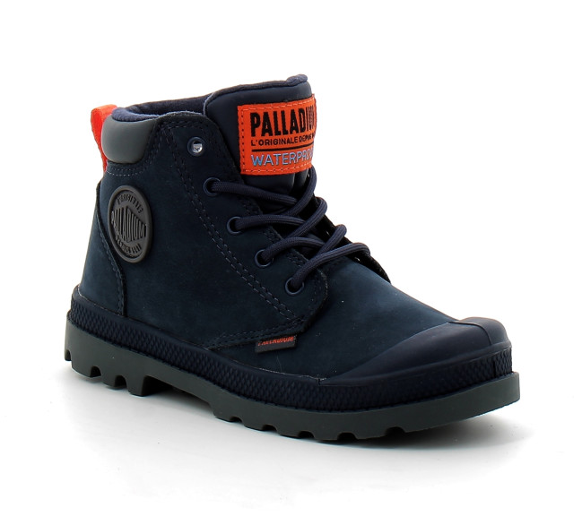 Chaussure enfant waterproof en cuir indigo 57216-425-m Chaussure enfant waterproof en cuir indigo 57216-425-m