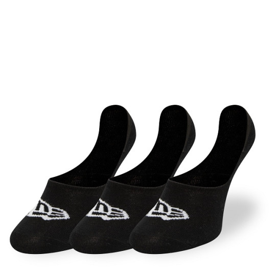 Pack de 3 paires de chaussettes blanches invisibles New Era Flag black 13113642