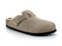 Sabot en fourrure pour adulte boston taupe 1028299/1028289