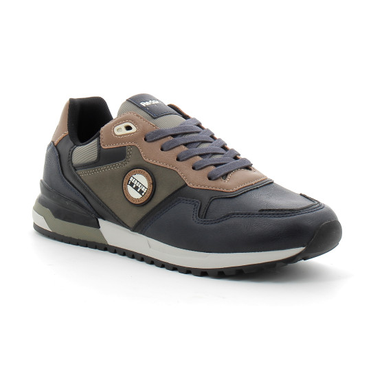 Baskets Homme Oyat marine-kaki bt271ja
