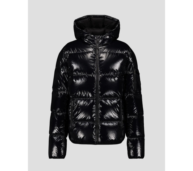 Doudoune à capuche homme Grand Froid Java laquée noir fw23mjac50