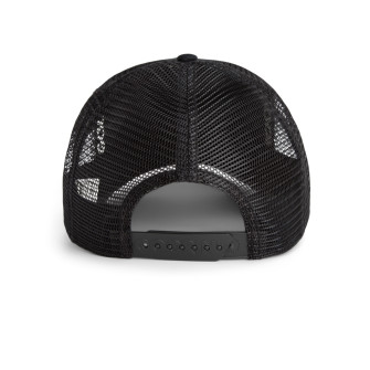 Casquette reglable adulte Lone walf trucker black 101-2449