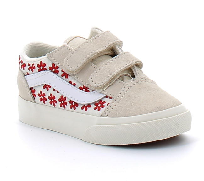 Chaussures à Scratch pour enfant Old Skool racing red vn000ctgizq1