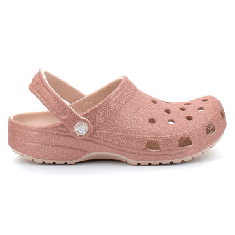 crocs classic glitter rose 205942-6wv